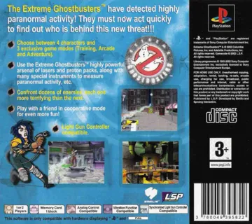 Extreme Ghostbusters - The Ultimate Invasion (EU) box cover back